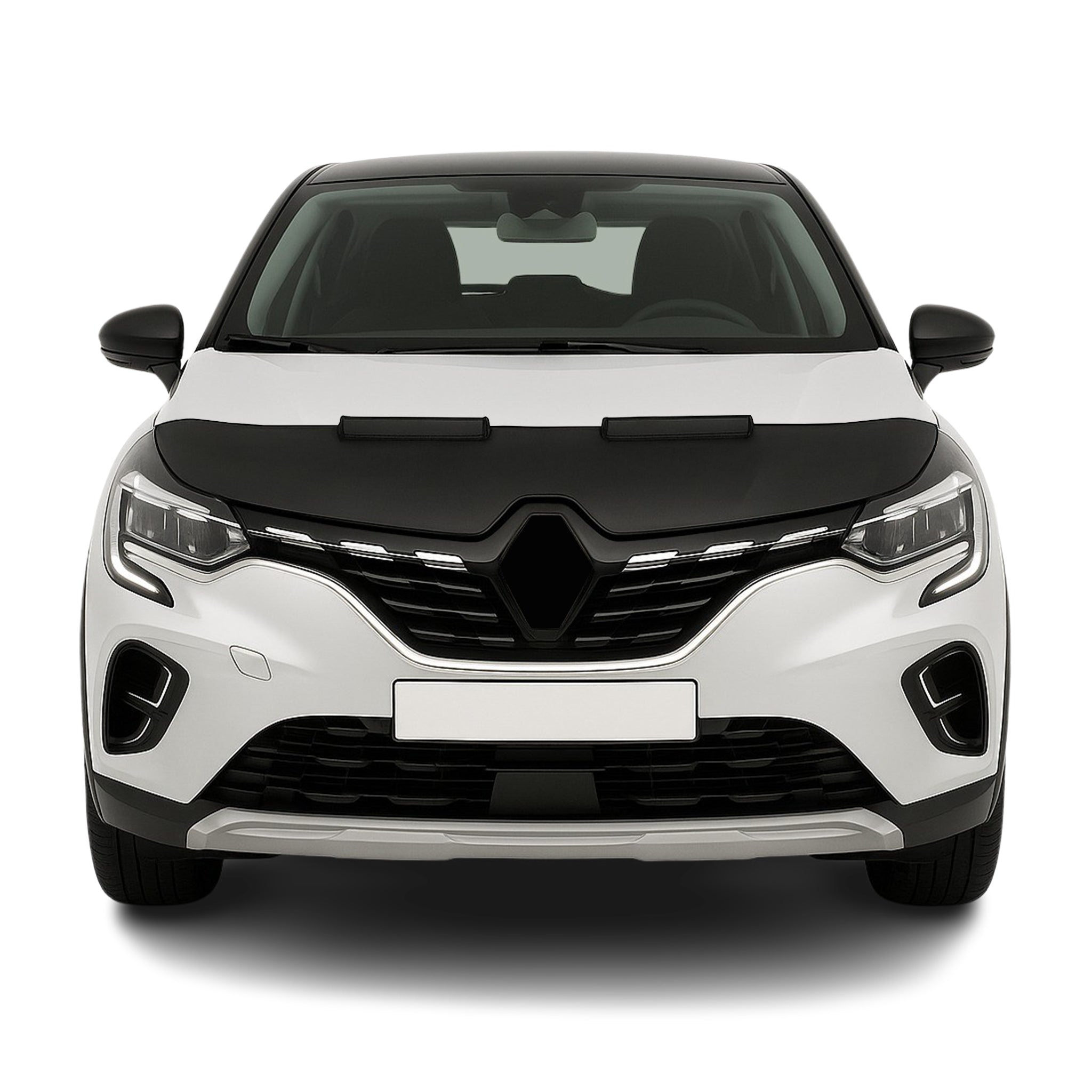 Protège Capot pour Renault Captur 2013-2019 Masque de voiture vinyle Noir