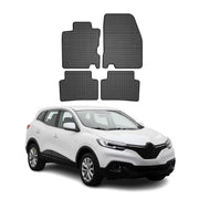 Tapis de Sol pour Renault Kadjar 2015-2018 Caoutchouc Noir
