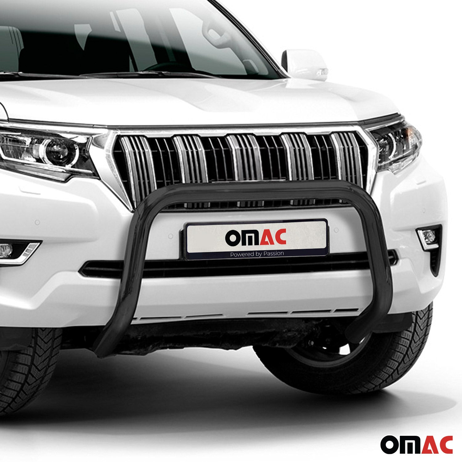 Pare-Buffle Avant Pour Toyota Land Cruiser 150 2019-2023 Acier Noir
