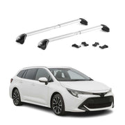 Barres de toit transversales pour Toyota Corolla Break 2019-2026 Alu ABE