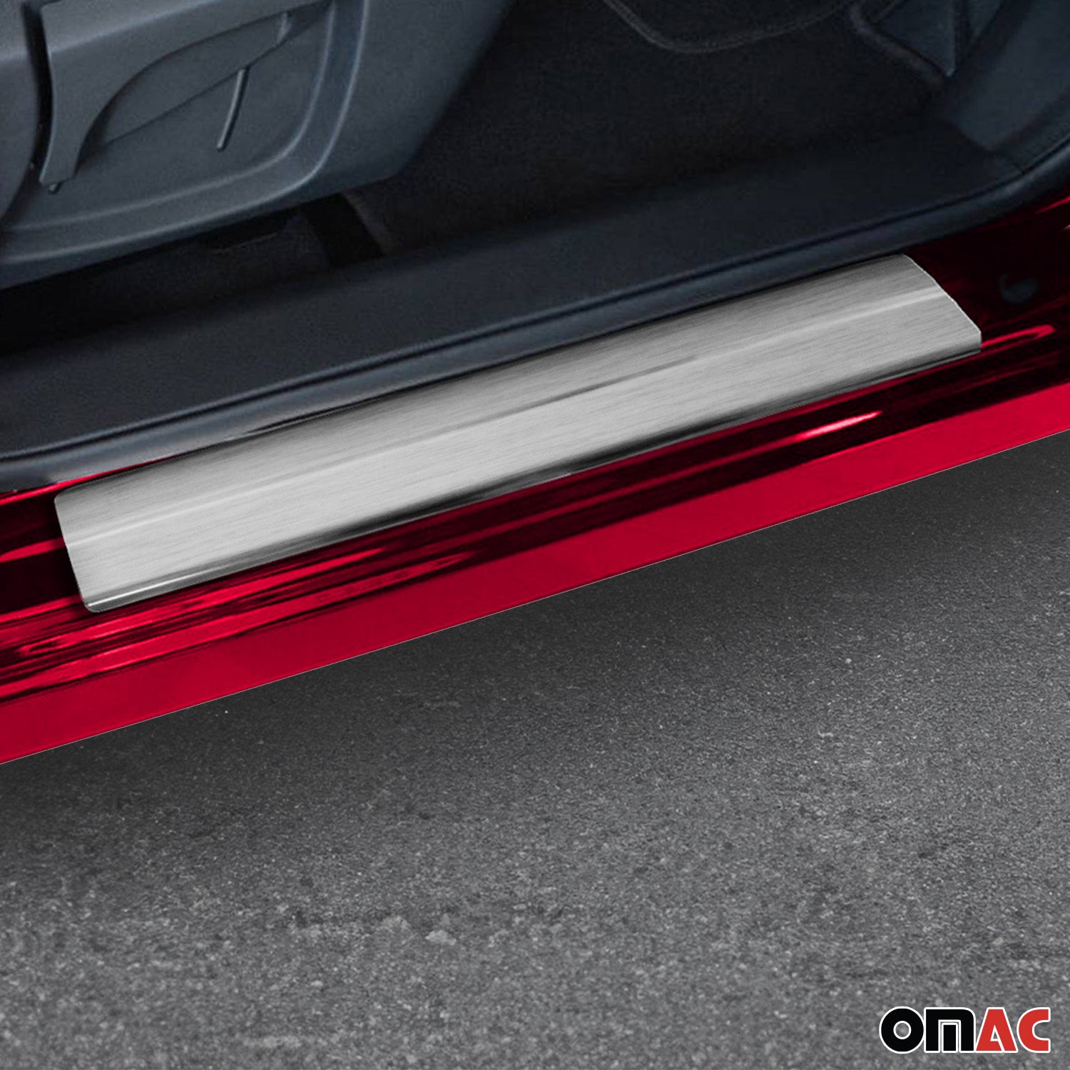 Couverture de Seuil de porte pour Mazda Cx-5 2017-2025 acier inox chromé 4 Pcs