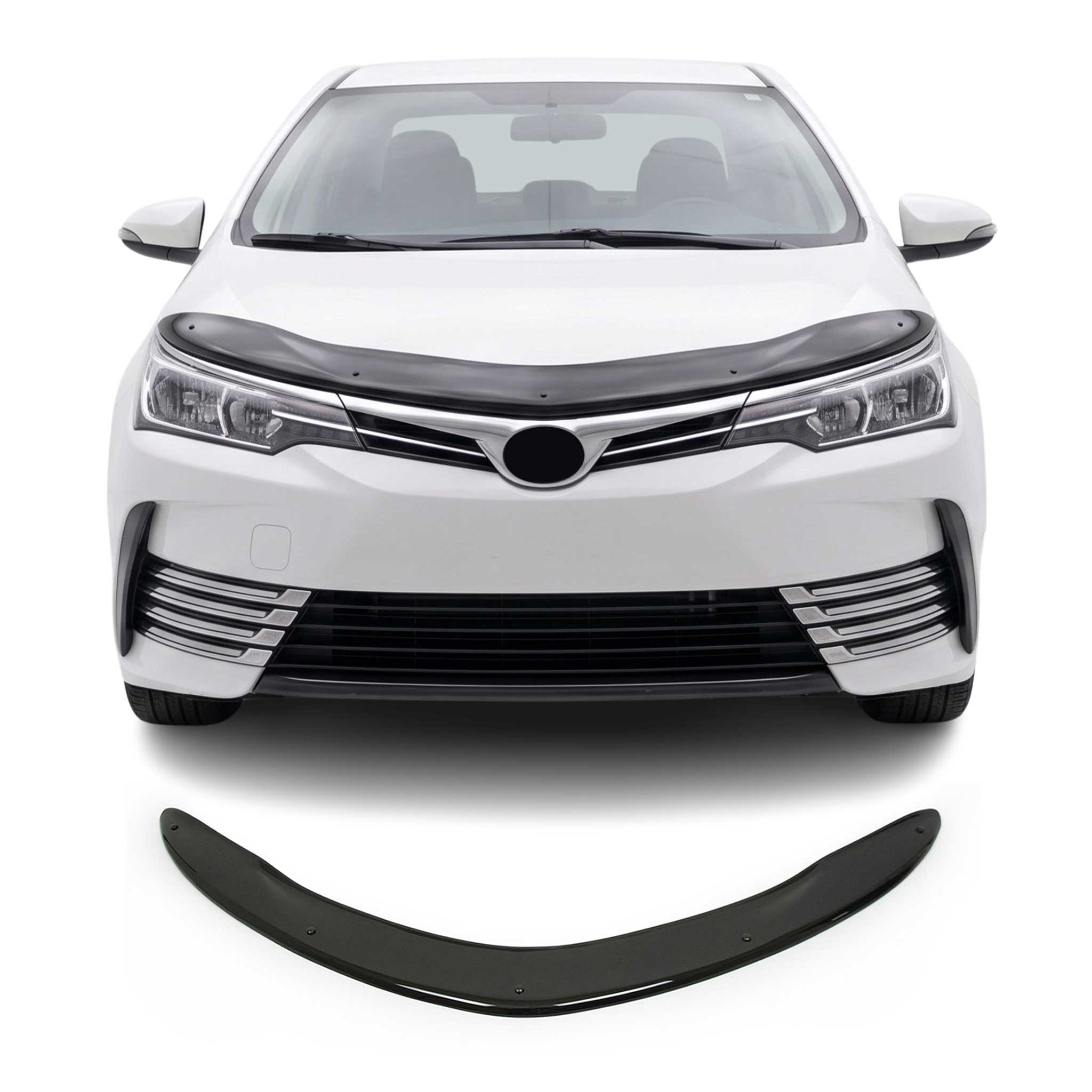 Deflecteurs d'air capot de voiture pour Toyota Corolla mk11 2013-2018 Berline
