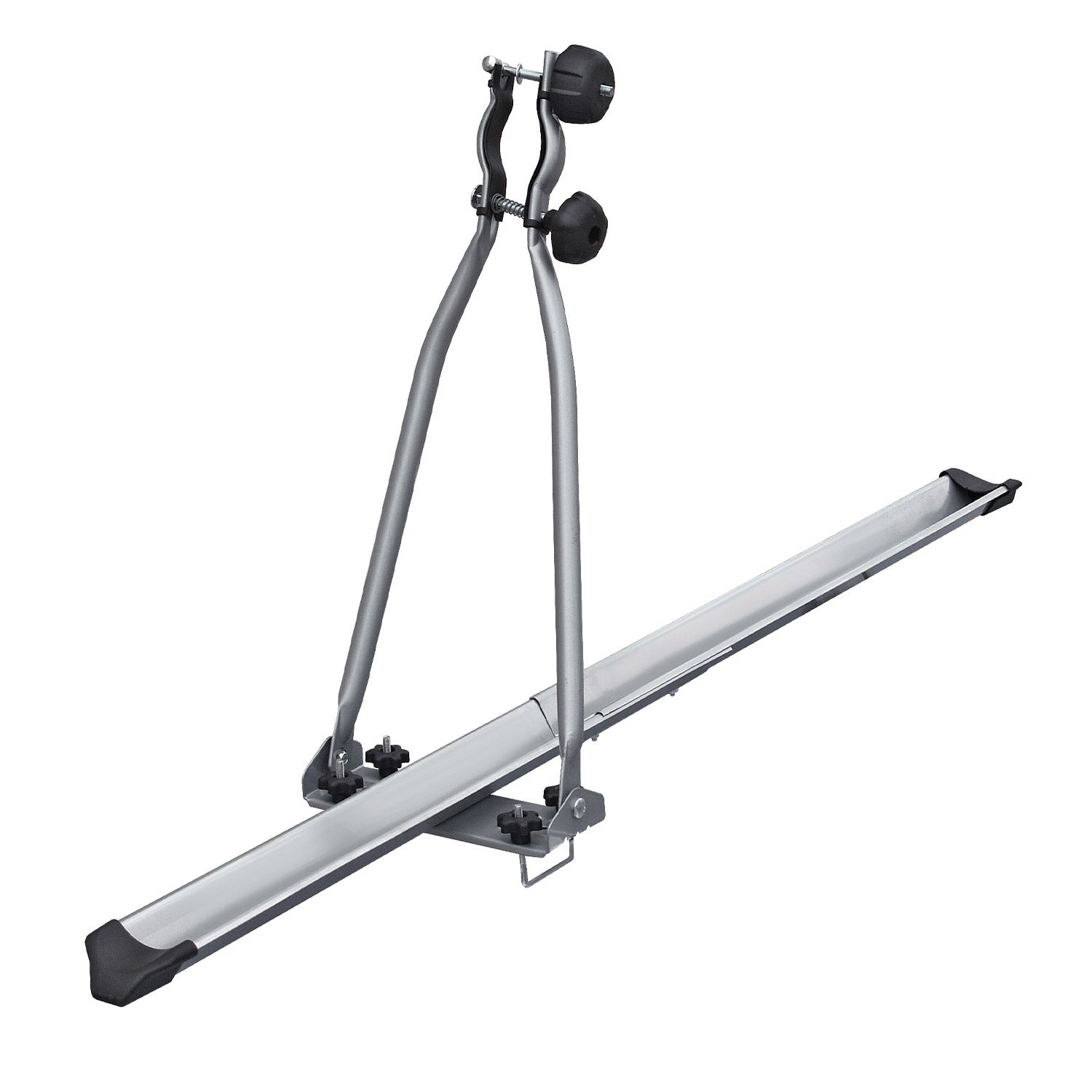 Menabo Porte-vélo de toit Huggy Pour 1 Vélo 15kg en Acier Argent TUV