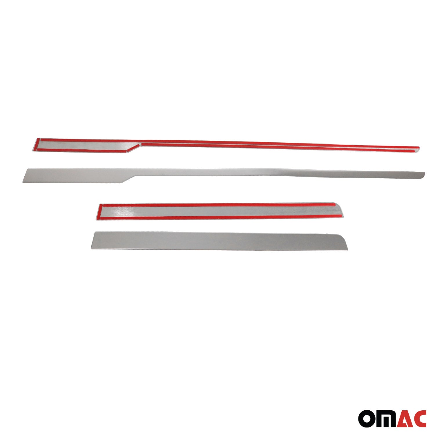 Bandes latérales de porte pour Hyundai Tucson 2022-2026 4Pcs en Acier Silver
