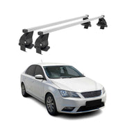 Barres de toit transversales pour Seat Toledo 2011-2019 Acier Gris