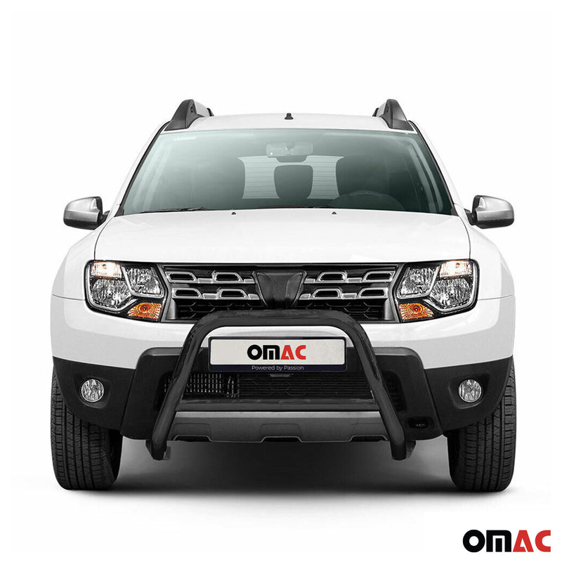 Pare-Buffle Avant Pour Dacia Duster 2010-2018 Acier Noir