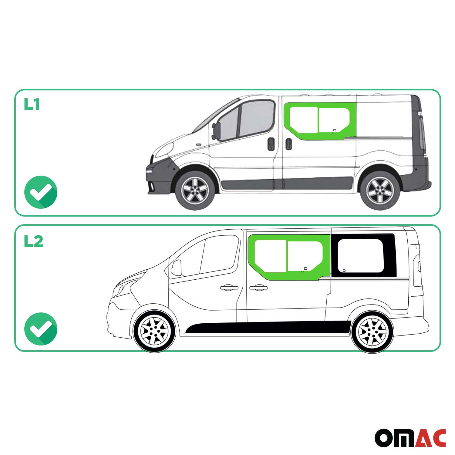 Vitre de Porte pour Opel Vivaro A 2001-2014 L1/L2 Avant Gauche coulissante
