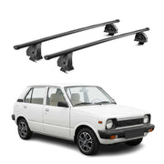 Barres de toit transversales acier pour Suzuki Alto SS 1979-1984 TÜV Noir 2Pcs