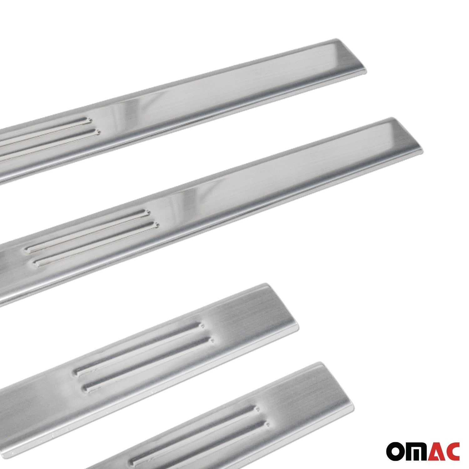 Protection Seuils de portes pour BMW X5 E70 2006-2013 en acier Chromé 4Pcs