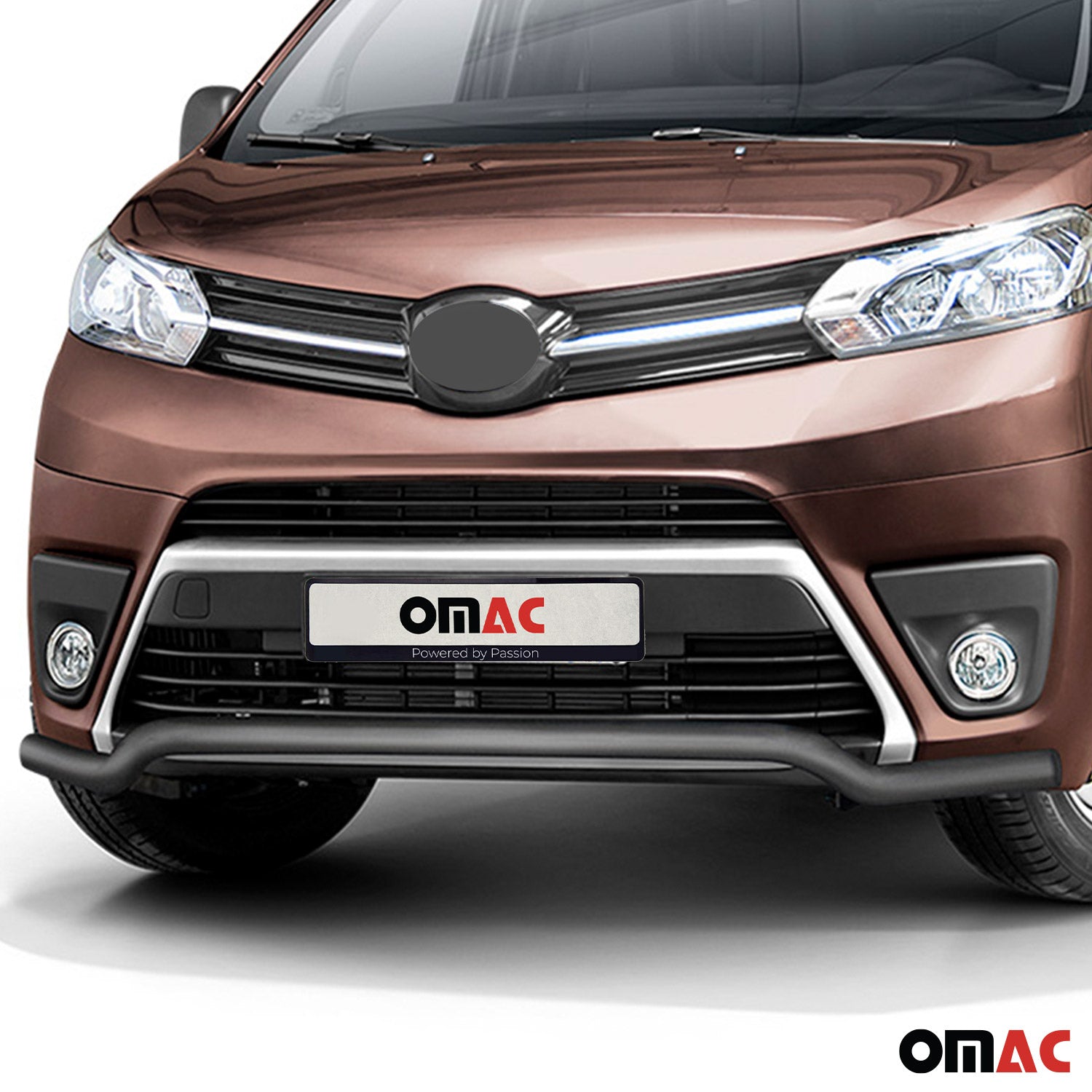 Pare-Buffle Avant Pour Toyota Proace 2016-2026 Acier Inoxy Noir