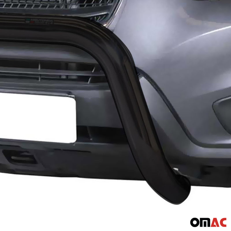 Pare-buffle Avant pour Hyundai Santa Fe 2009-2012 76 mm en Acier Noir