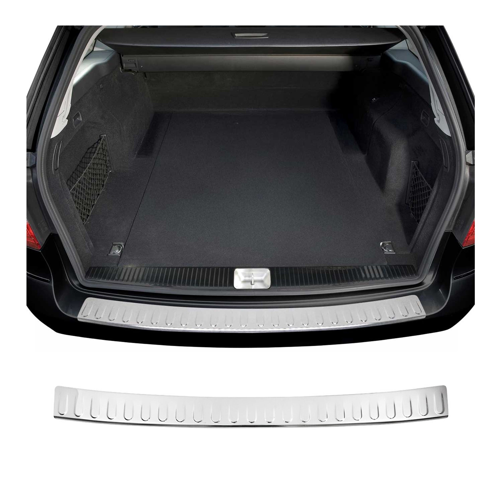 Protection de Pare-Chocs pour Mercedes Classe E S212 Break 2010-13 Pre-FL inox