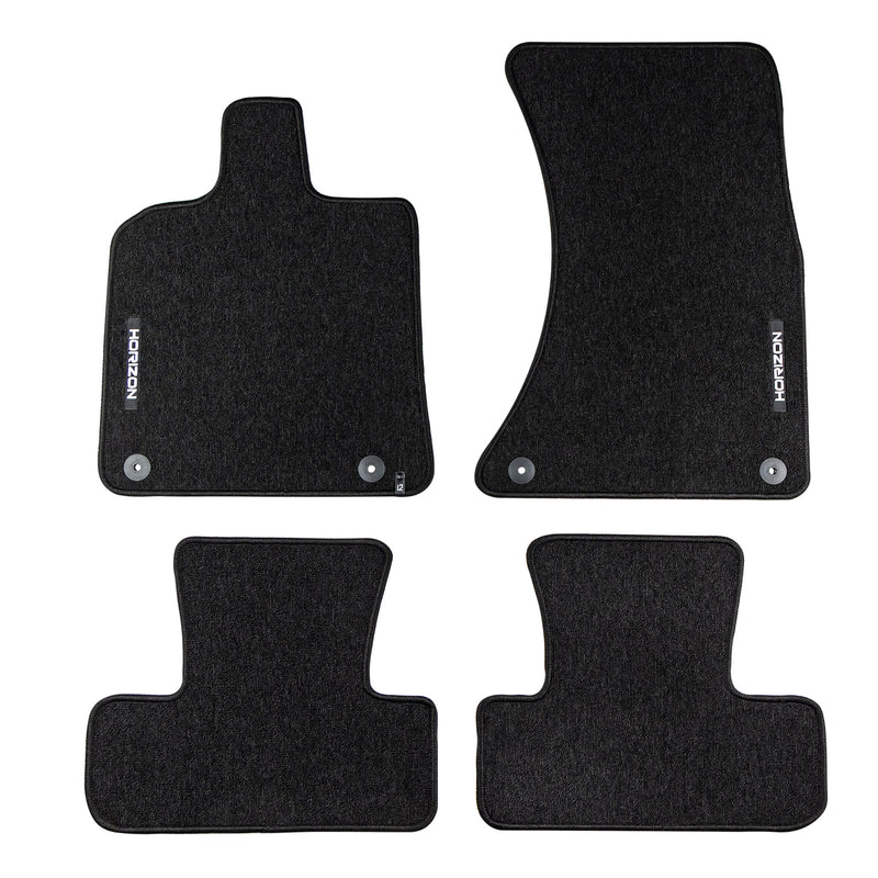 Tapis de Sol de Voiture pour Audi Q5 I 2008-2016 Velours solide et durable 4Pcs