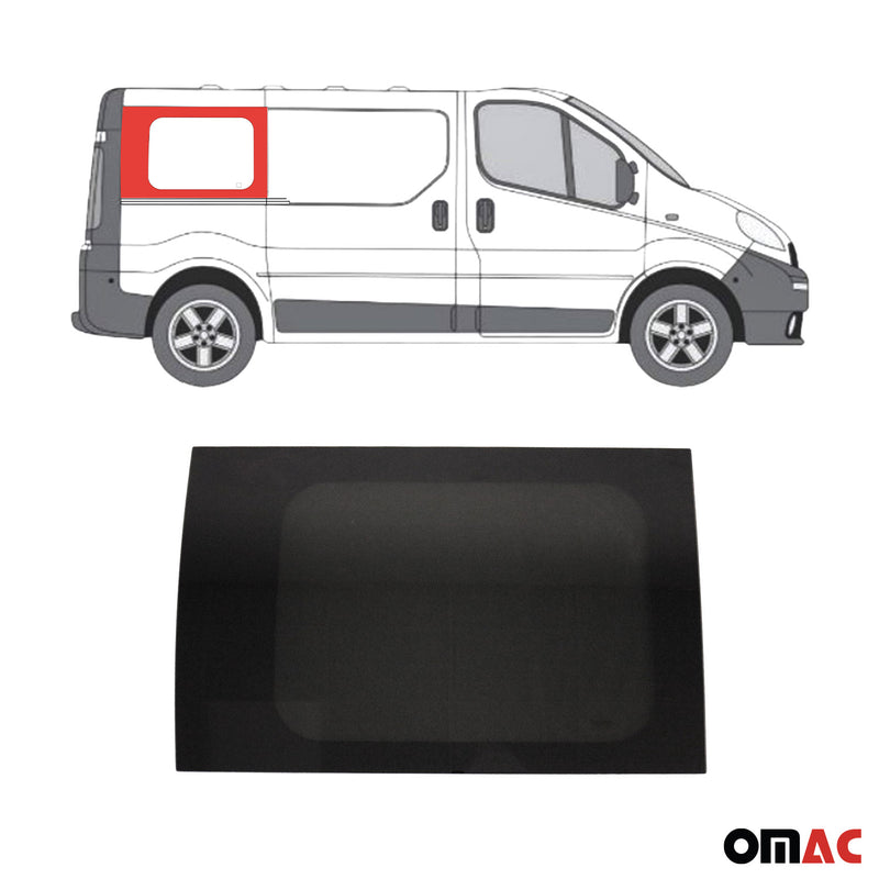 Vitre de Porte pour Opel Vivaro 2001-2014 L1 Arrière Droit Porte coulissante