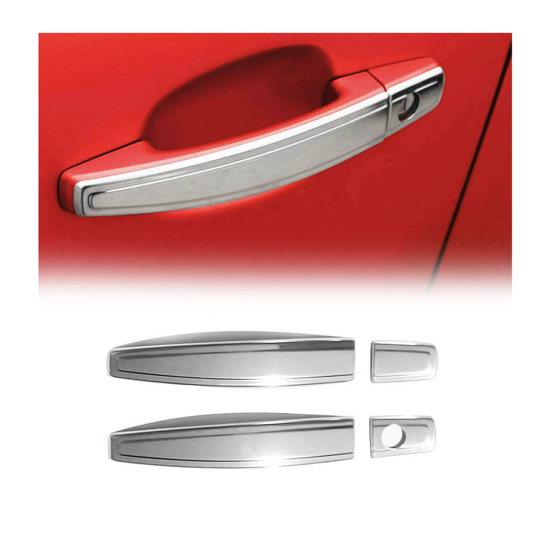 Couverture de poignée de porte pour Opel Astra H 2004-2009 en Acier chromé