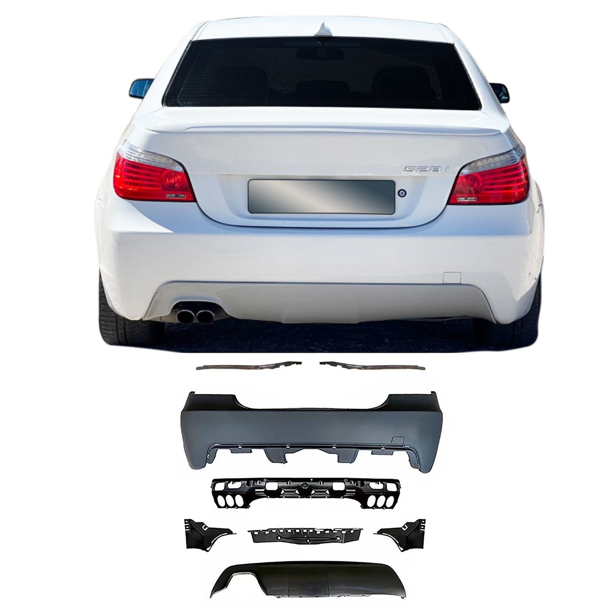 JOM Kit Pare-chocs & Bas de Caisse pour BMW E60 Série 5 2003-2010 Sport-Design