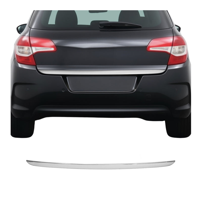 Garniture de Hayon Coffre pour Citroen C4 2010-2018 acier inox