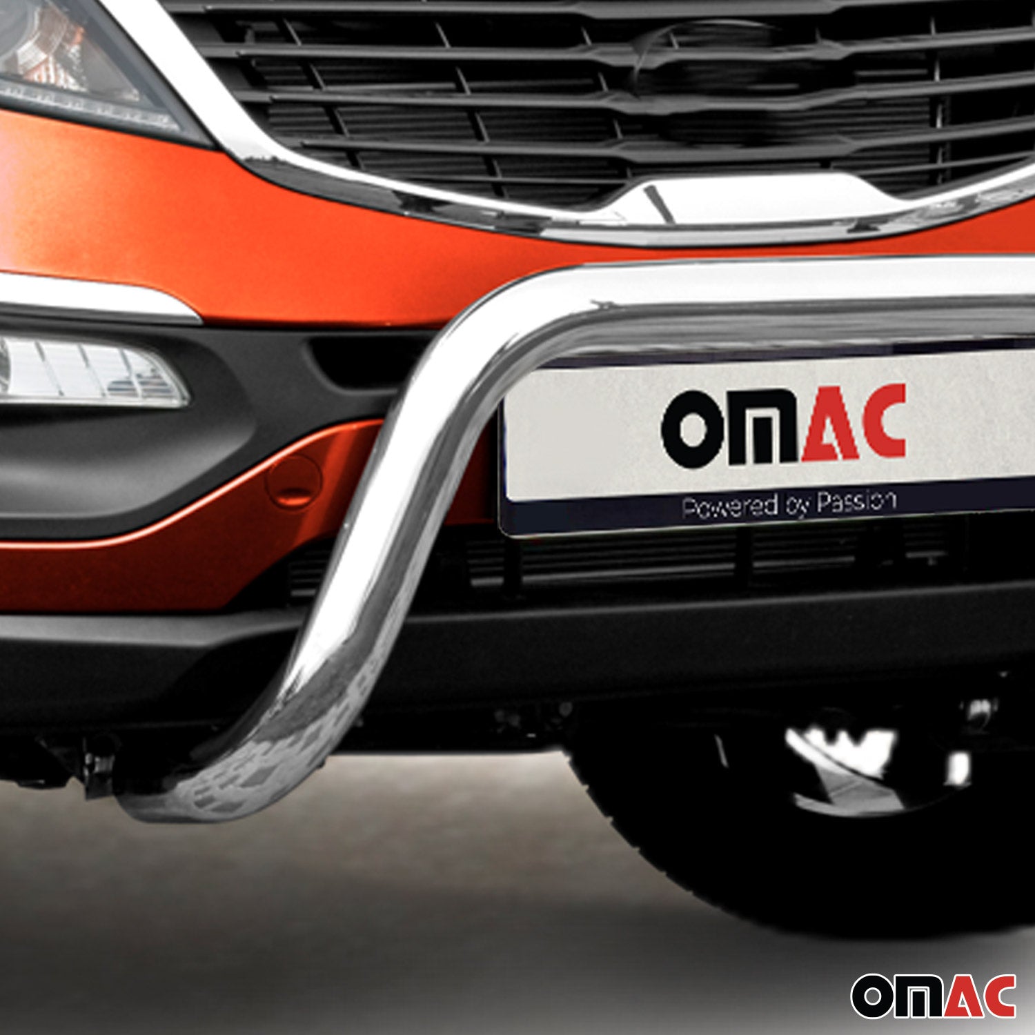 Pare-Buffle Avant Pour Kia Sportage 2010-2015 Acier Inoxydable Argent