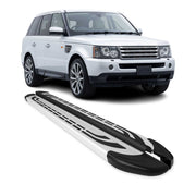 Marchepieds Latéraux pour Range Rover Sport L320 2005-2013 Aluminium Gris 2Pcs