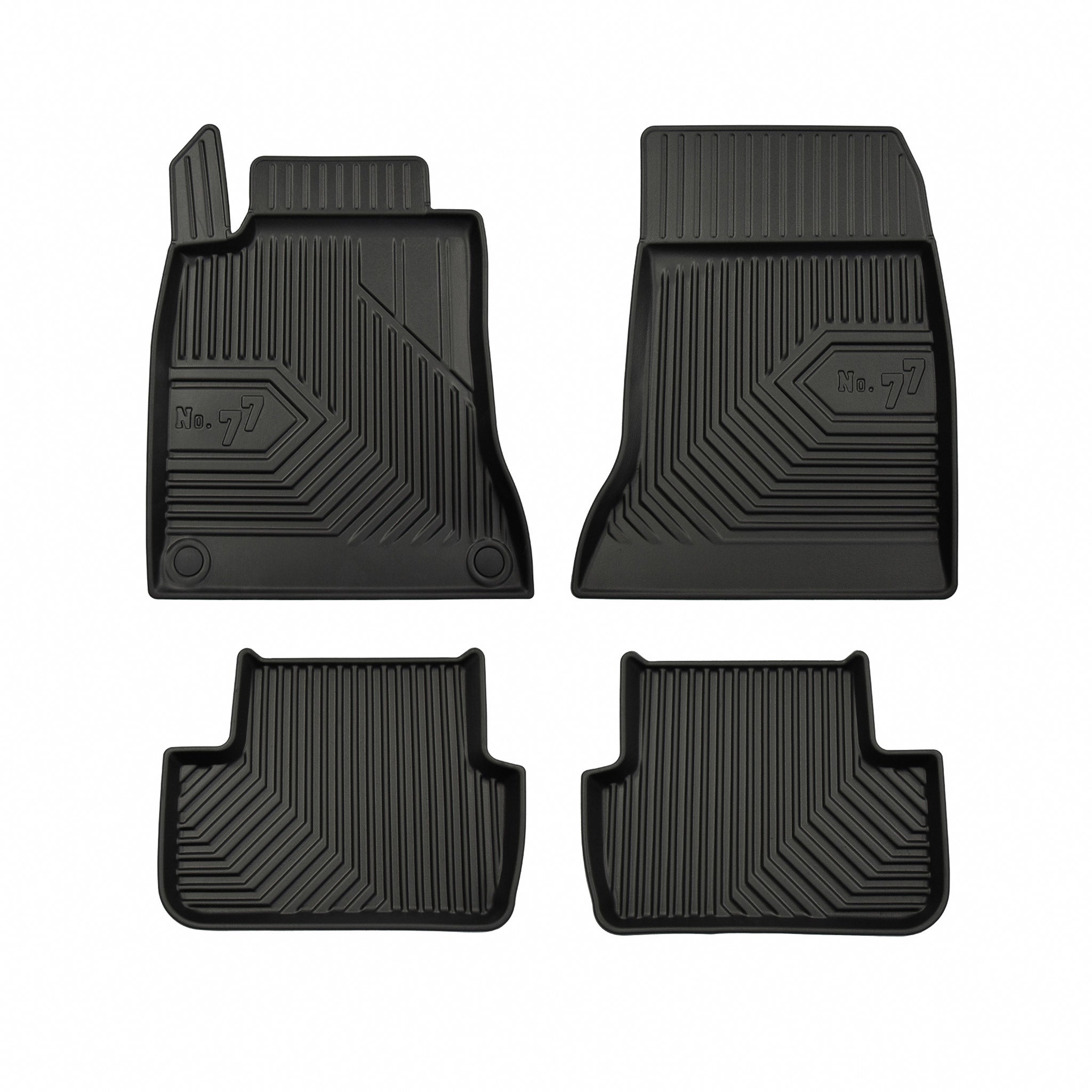Tapis de Sol de Voiture pour Mercedes-Benz CLA C117 X217 2013-2019 TPE Noir 4Pcs