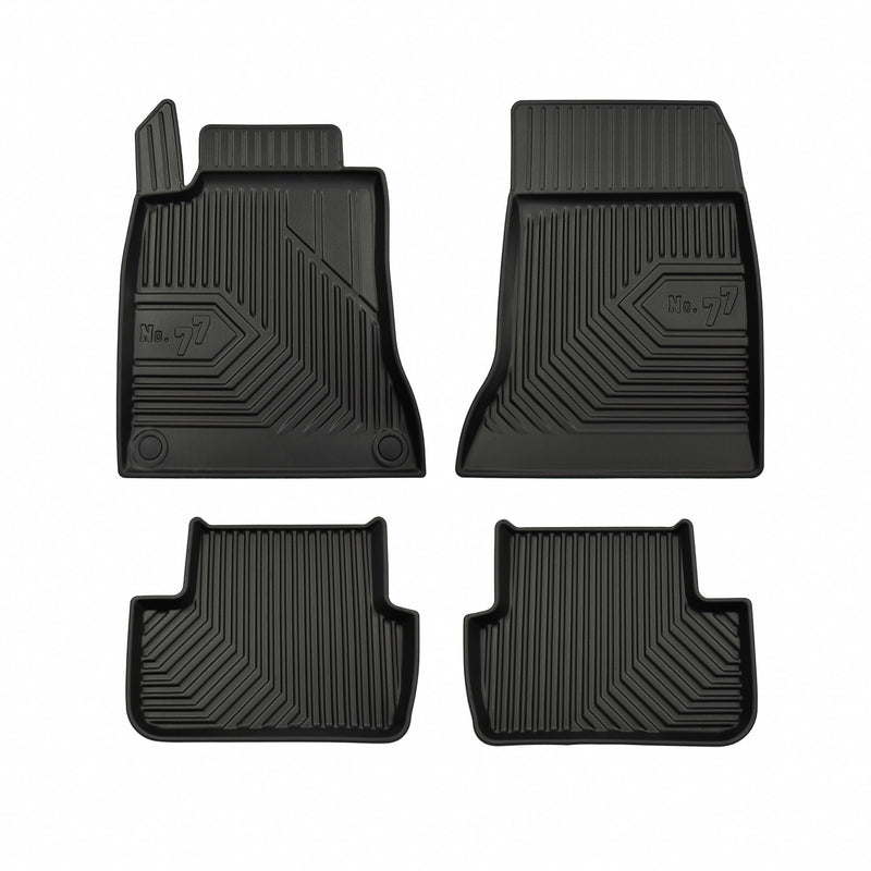 Tapis de Sol de Voiture pour Mercedes-Benz CLA C117 X217 2013-2019 TPE Noir 4Pcs