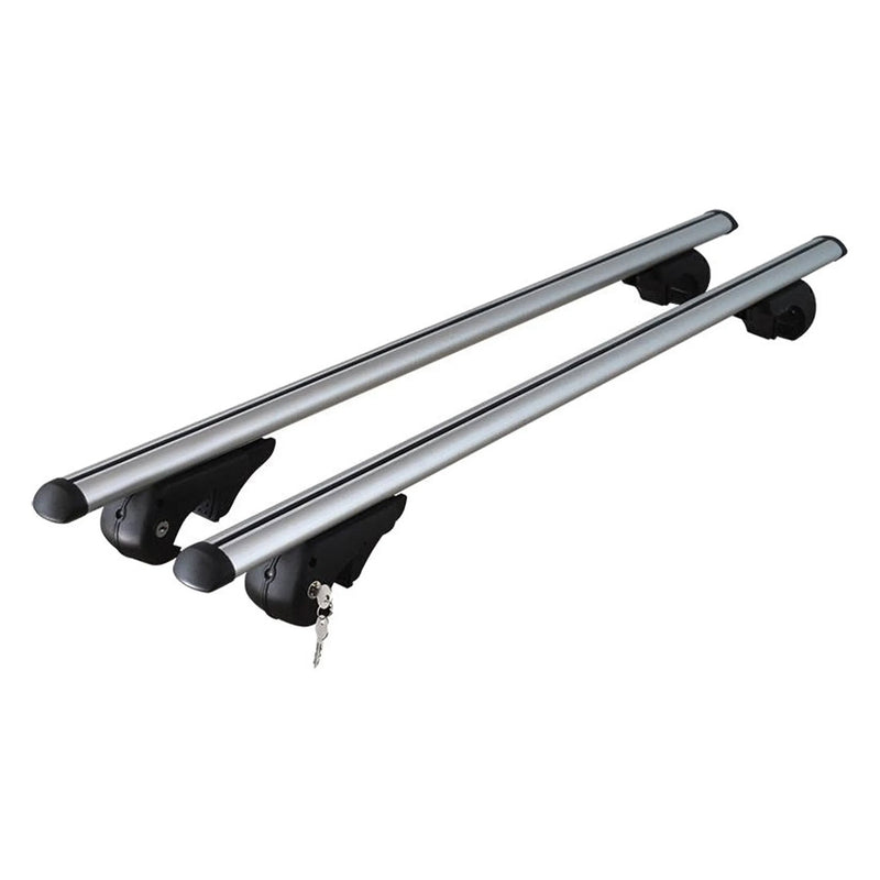 Barres de toit transversales pour Hyundai Matrix 2001-2008 90kg TÜV Alu Gris 2x