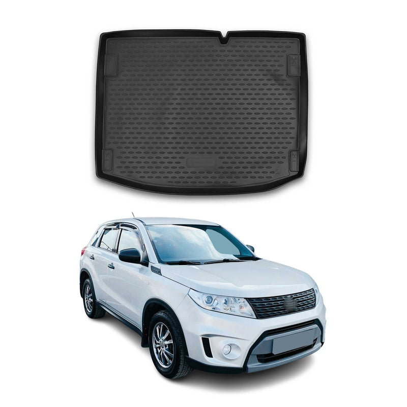 Tapis de Coffre pour Suzuki Vitara 2015-2021 TPE Noir