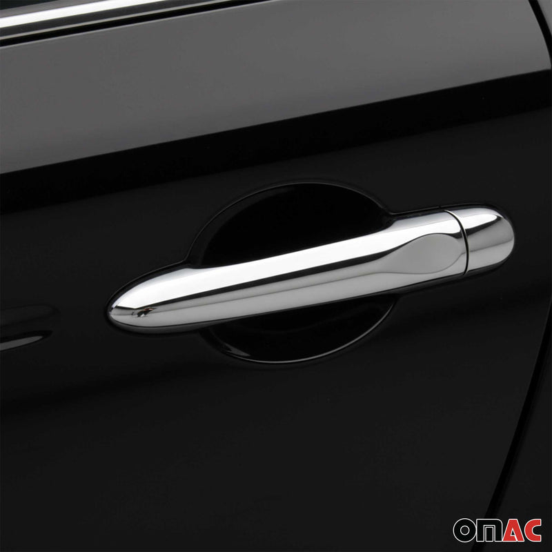 Couverture de poignée de porte pour Renault Megane 2008-2016 en Acier Inox 8Pcs