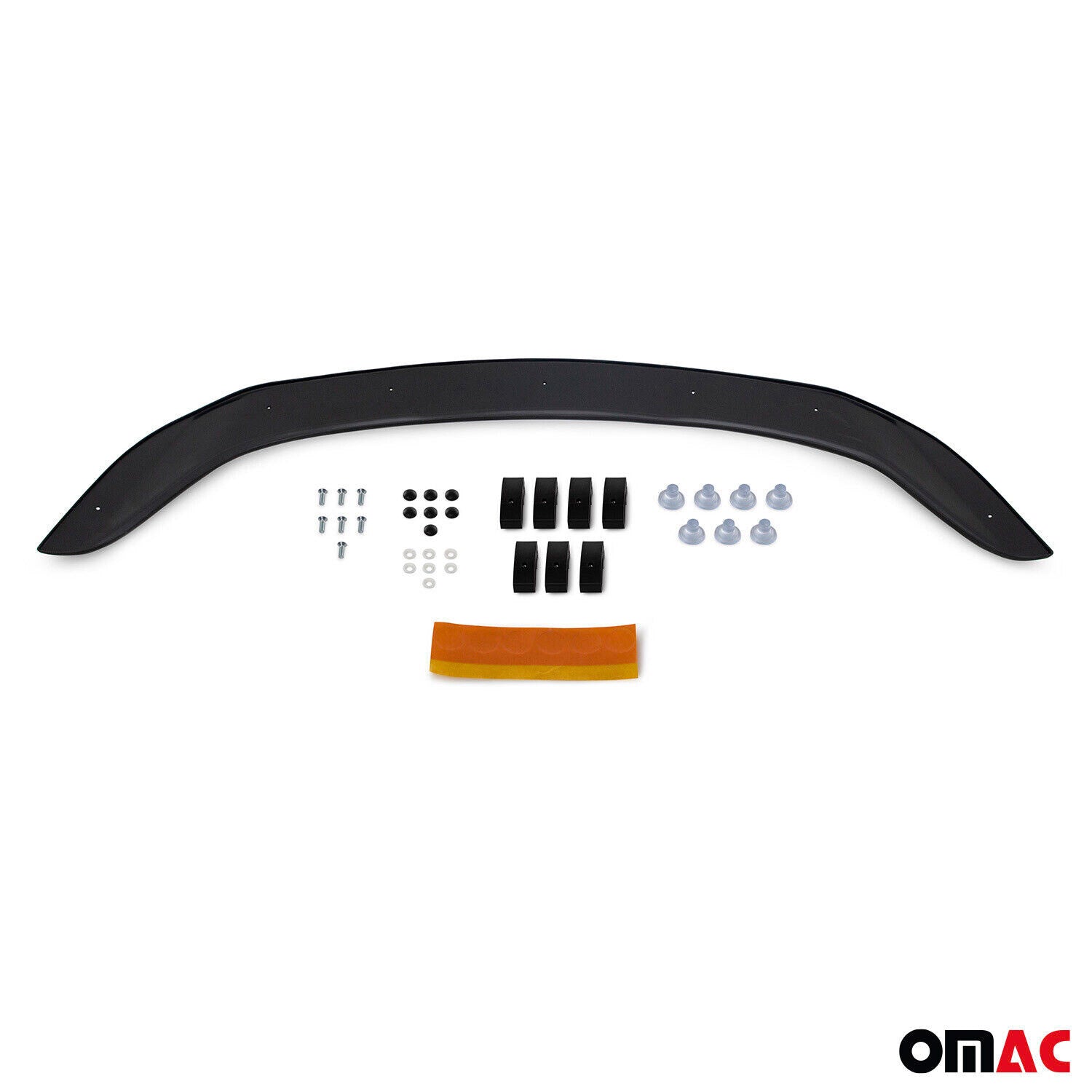 Deflecteurs d'air capot de voiture pour Fiat Tipo 2015-2024 Berline Noir