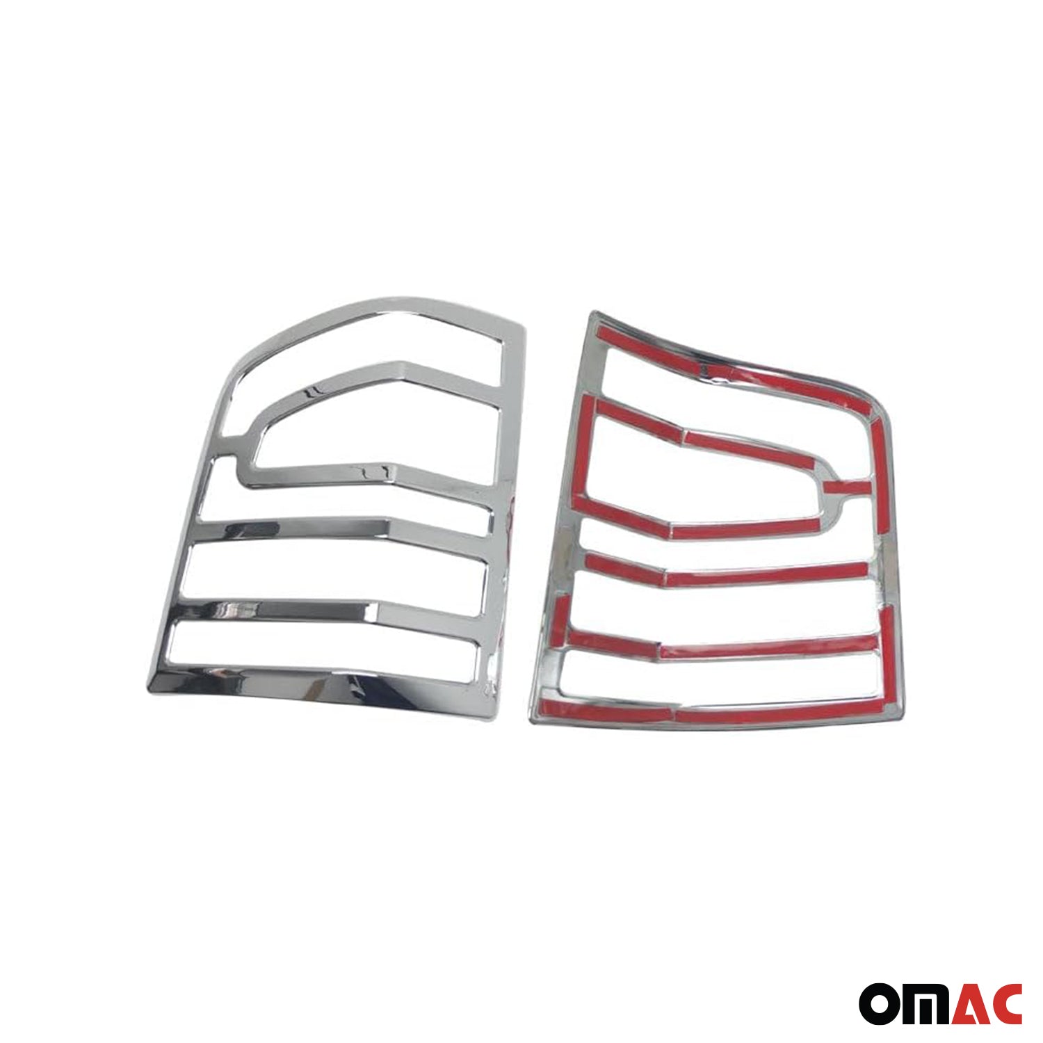 Cadre De Feu Stop Arrière Pour VW T5 Transporter 2010-2015 en ABS Chromé