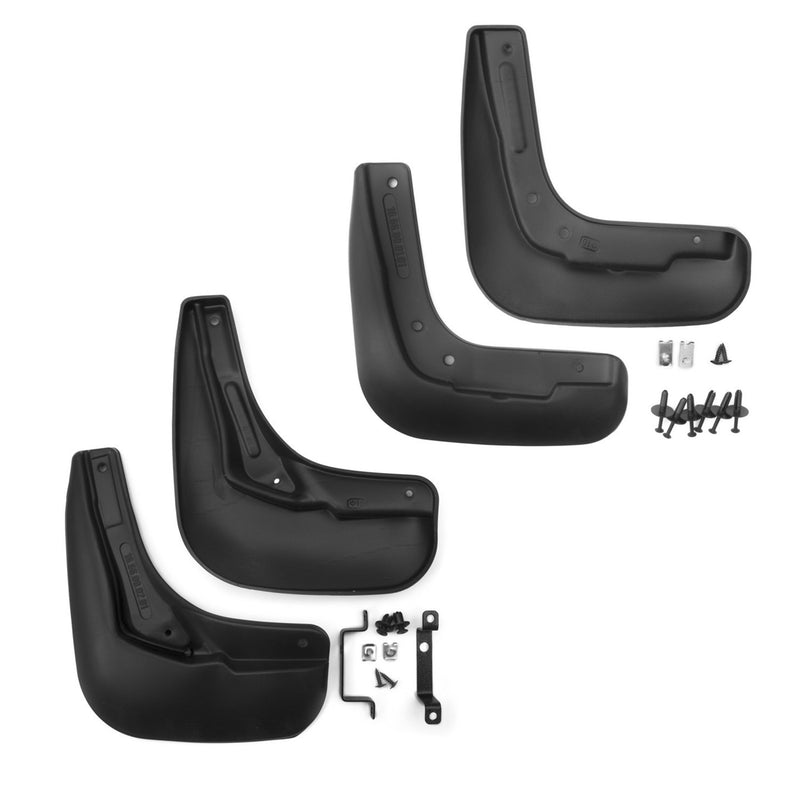 Bavettes Garde Boue pour Ford Mondeo mk5 2014-2022 Avant&Arrière Plastique Noir