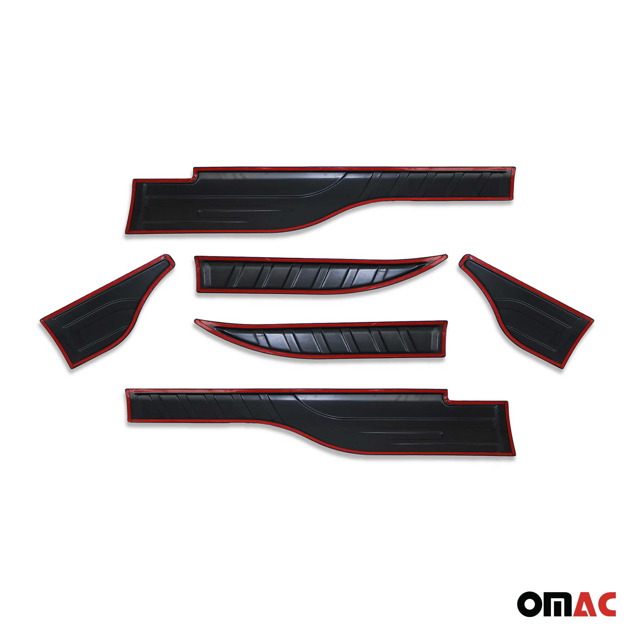 Habillage Moulures de carrosserie pour VW Amarok II 2023-2026 ABS Noir 6 Pcs