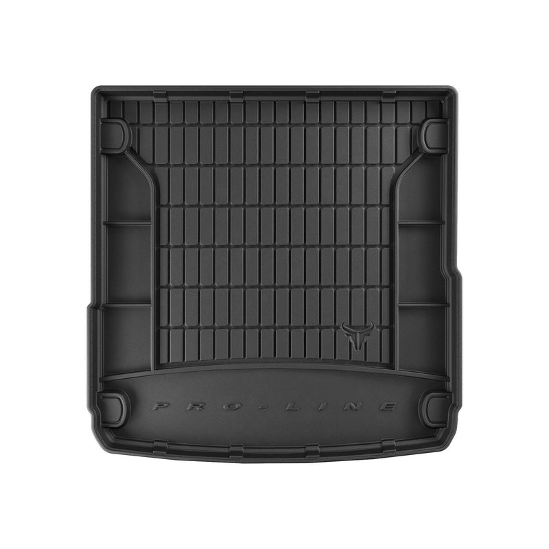 OMAC Tapis de coffre caoutchouc pour Audi A4 B9 Break 2016-2024 Noir Premium