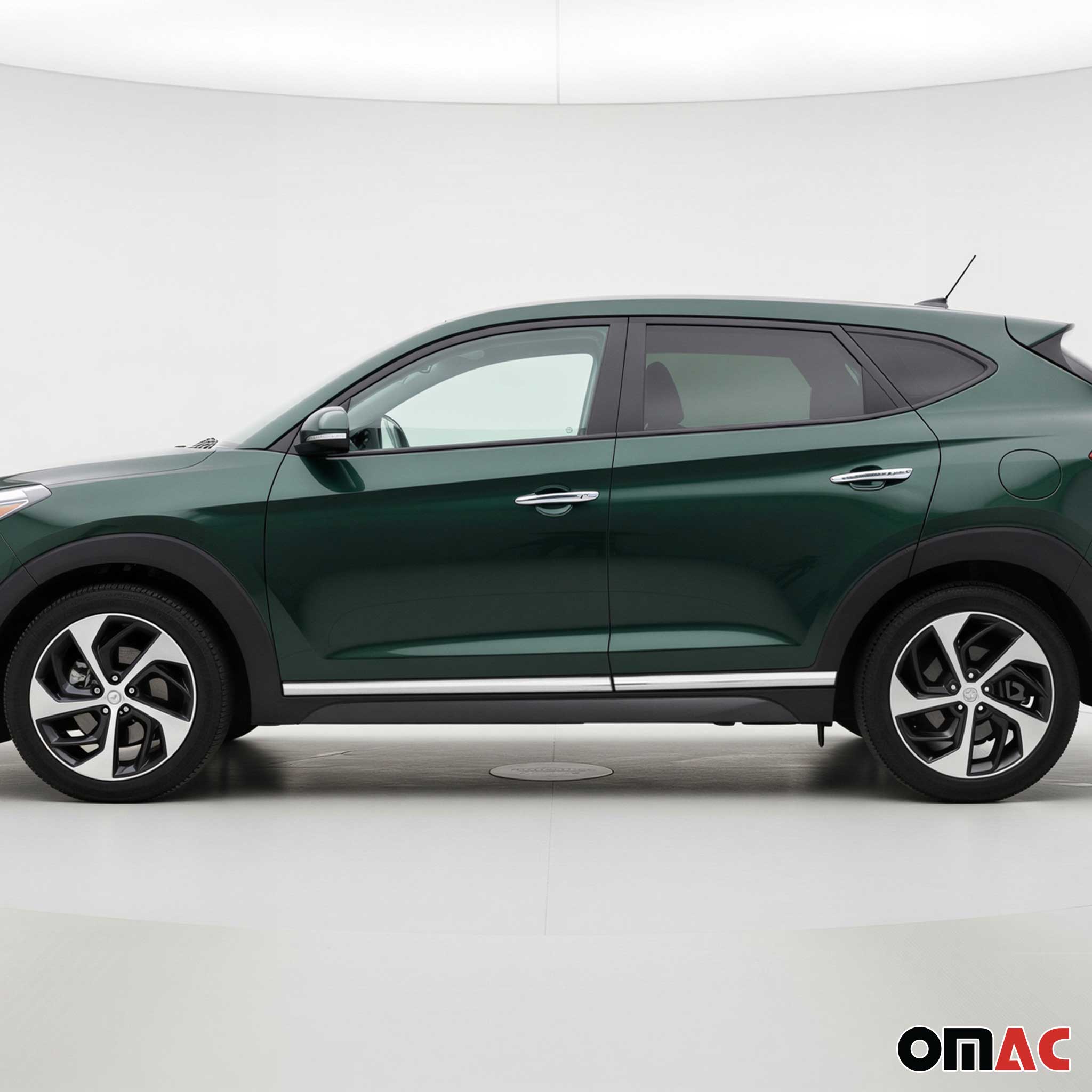 Garniture Baguette de porte latérale pour Hyundai Tucson 2015-2024 inox Brossé