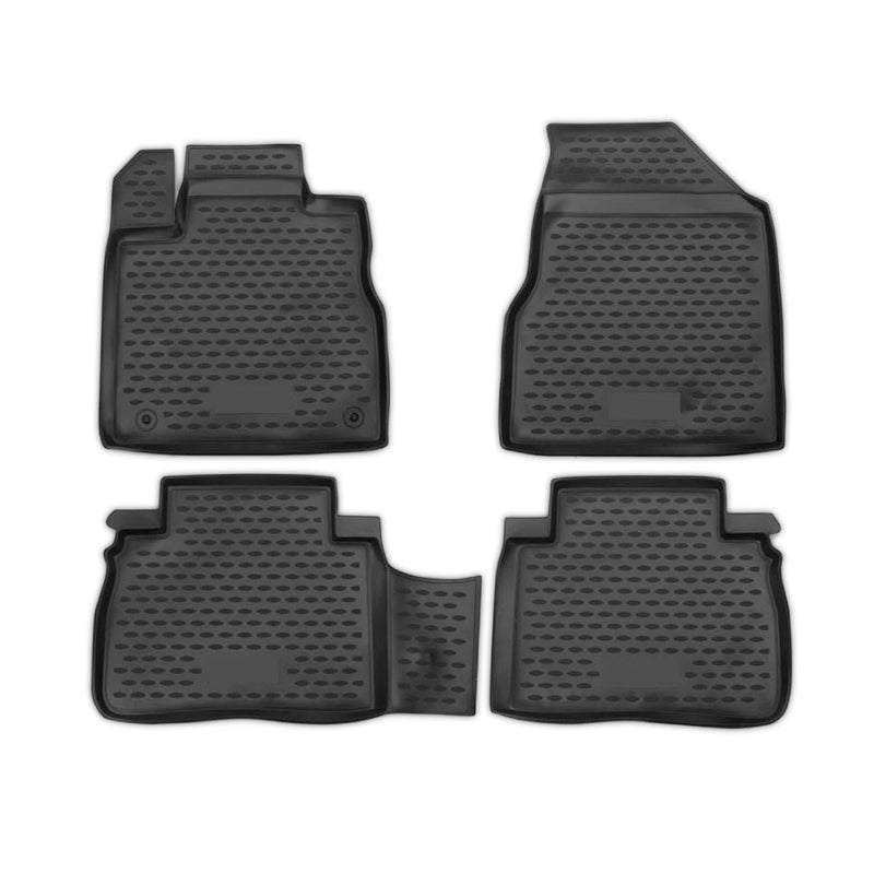 Tapis de sol pour Nissan Murano 2009-2014 en caoutchouc TPE 3D Noir 4Pcs