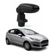 Accoudoir pour Ford Fiesta Break Berline 2009-2016 Vinyl Abs Noir