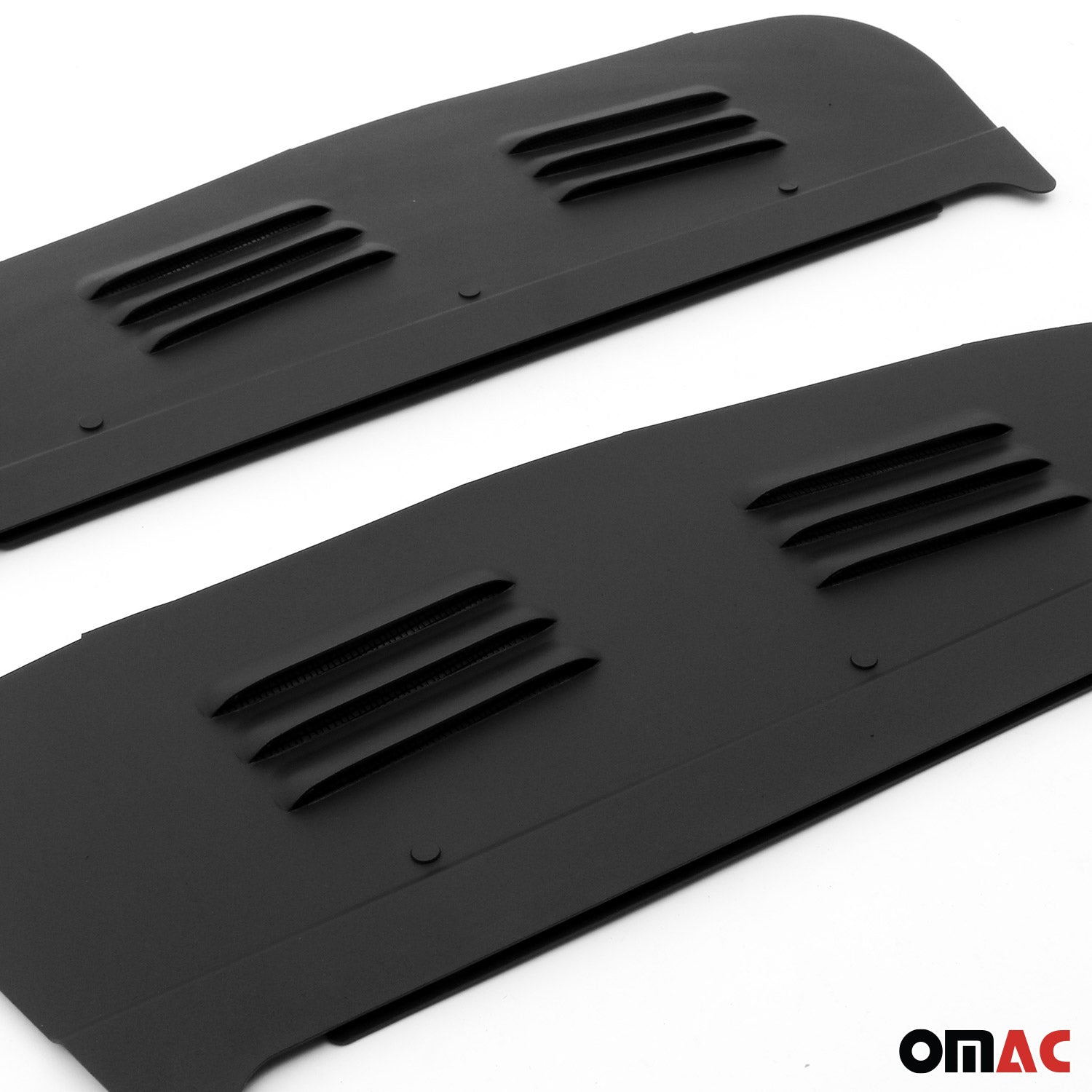 Grille d'aération de Fenêtre pour Opel Vivaro B 2014-2019 Noir 2x