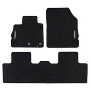 Tapis de Sol de Voiture pour Renault Scenic IV 2016-2022 Velours Noir 3Pcs