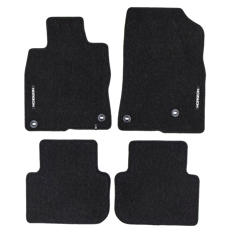 Tapis de Sol de Voiture pour Honda Civic X 2015-2021 Velours Imperméable 4Pcs