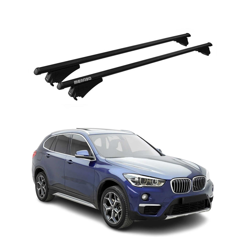 Tiger Barres de toit transversales pour BMW X1 F48 2015-2022 Noir