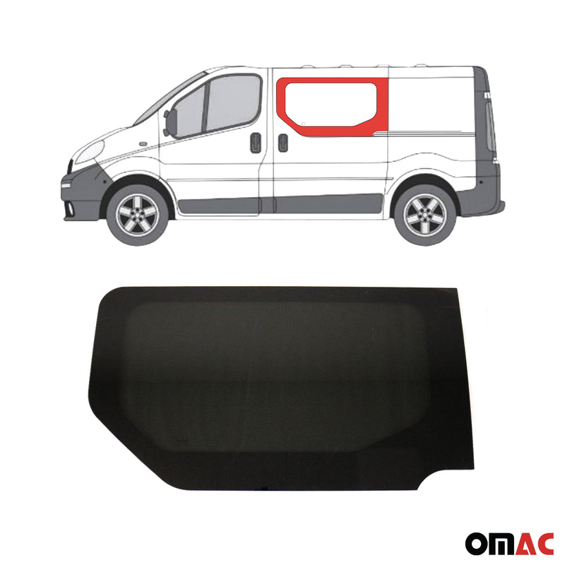 Vitre de Porte pour Opel Vivaro 2001-2014 L1 L2 Avant Gauche Porte coulissante