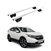 Barres de toit Transversales pour Honda CR-V 2019-2023 Fer Argent ABE