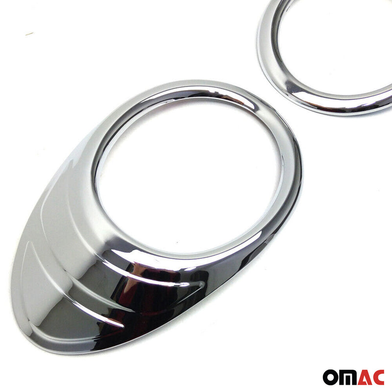 Cadres de Phares Antibrouillard avant pour Peugeot Partner 2008-2012 ABS Chromé