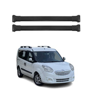 Barres de toit transversales pour Opel Combo D 2011-2018 Aluminium Noir 2Pcs