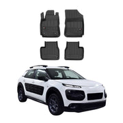 Tapis de Sol pour Citroen C4 Cactus 2014-2018 Caoutchouc TPE Noir