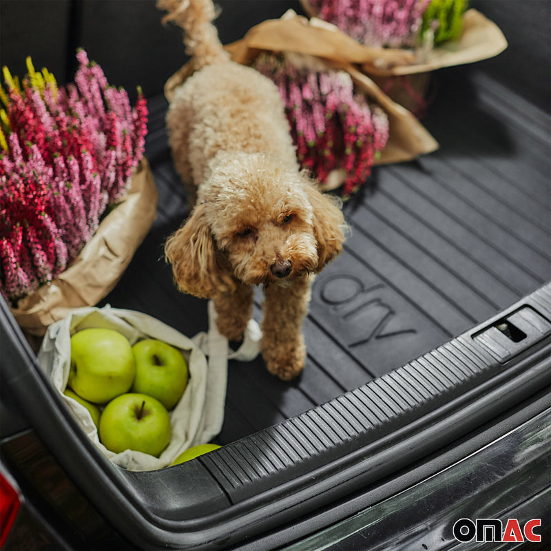 Tapis de coffre pour BYD Seal U SUV 2024-2025 Inférieur TPE Antidérapant Noir