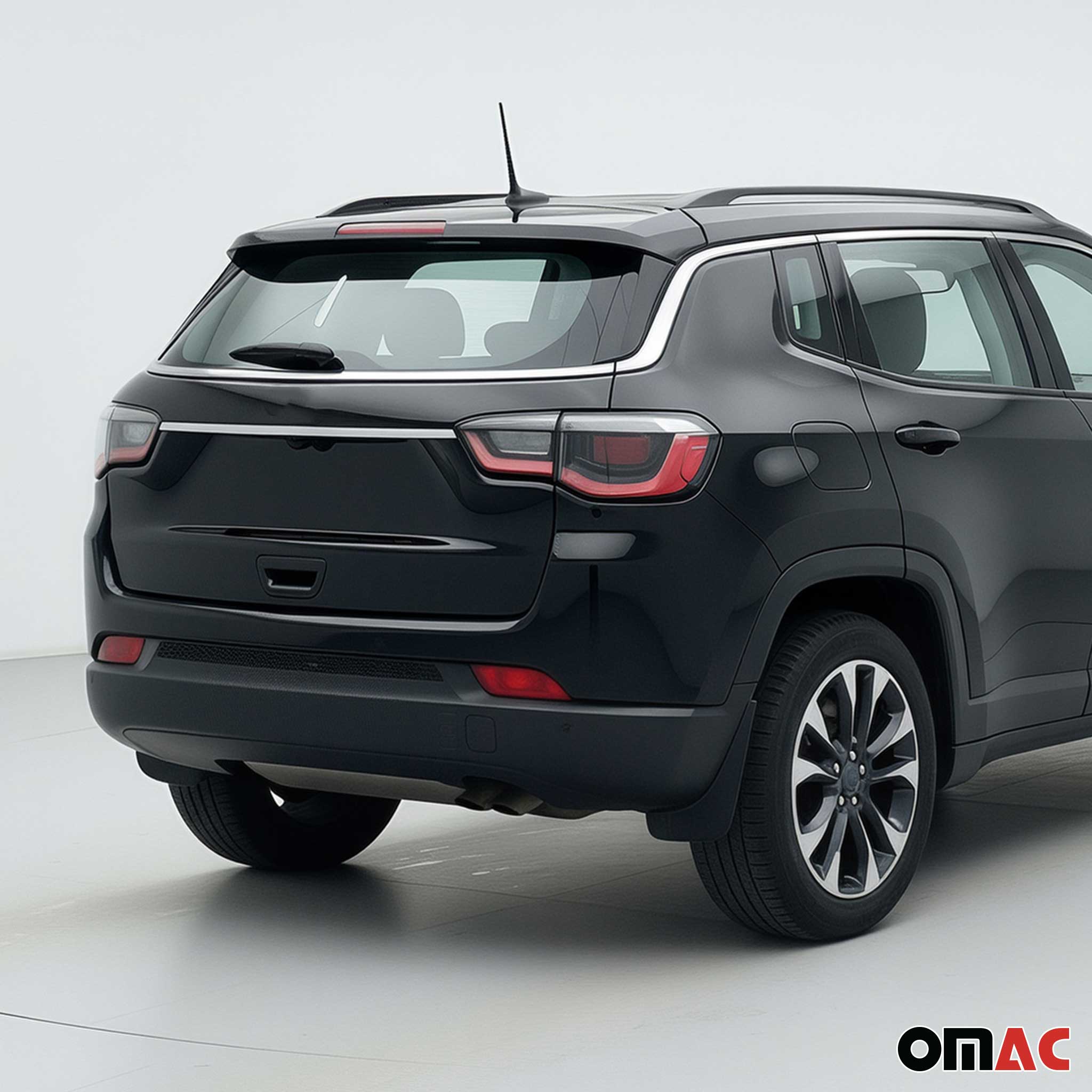 Couvercle de Poignée de Coffre Arrière pour Jeep Compass 2017-2025 acier inox
