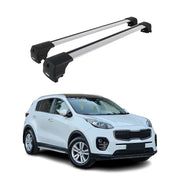 Barres De Toit Transversales pour Kia Sportage 2015-2020 Aluminium Gris ABE