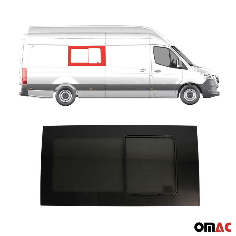 Vitre Porte pour Mercedes Sprinter W907 2018-2023 L3 L4 milieu Droit coulissante