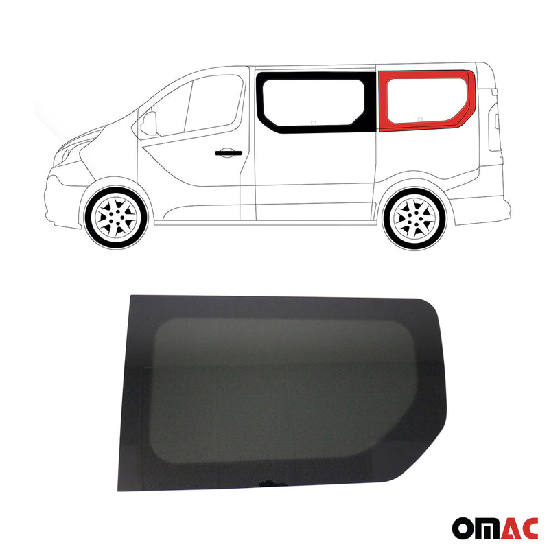 Vitre de Porte pour Opel Vivaro 2014-2019 L1 Arrière Gauche Verre fixe